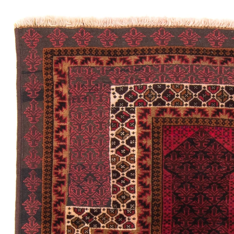 Belutsch Teppich - Gebetsteppich - 90 x 140 cm - dunkelblau