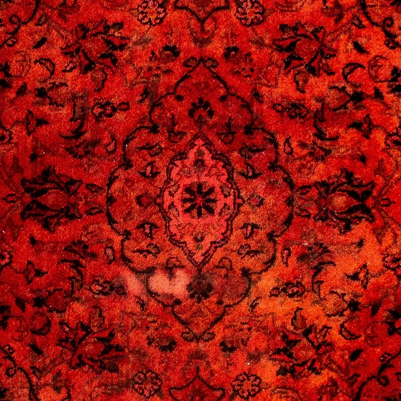 Keshan Teppich 70x98cm - Perserteppich - dunkelrot