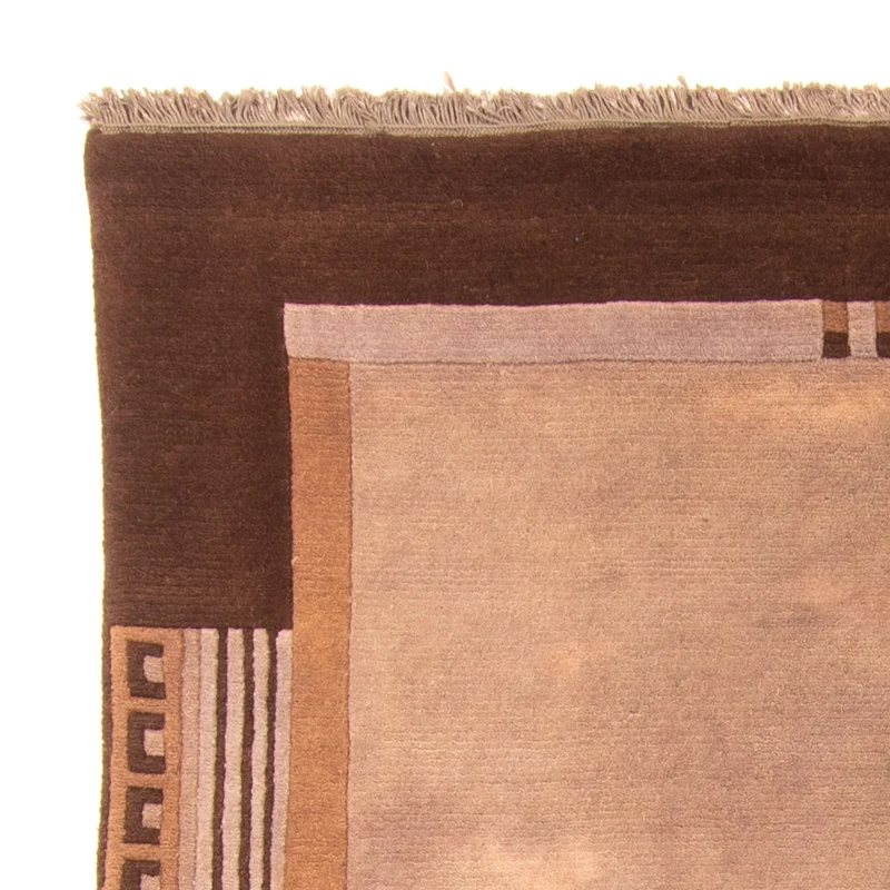 Nepal Teppich 142 x 193 cm - hellbraun