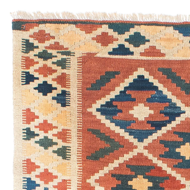 Kelim Teppich - Oriental 106 x 148 cm - braun