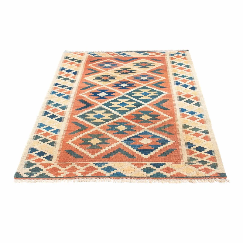 Kelim Teppich - Oriental 106 x 148 cm - braun