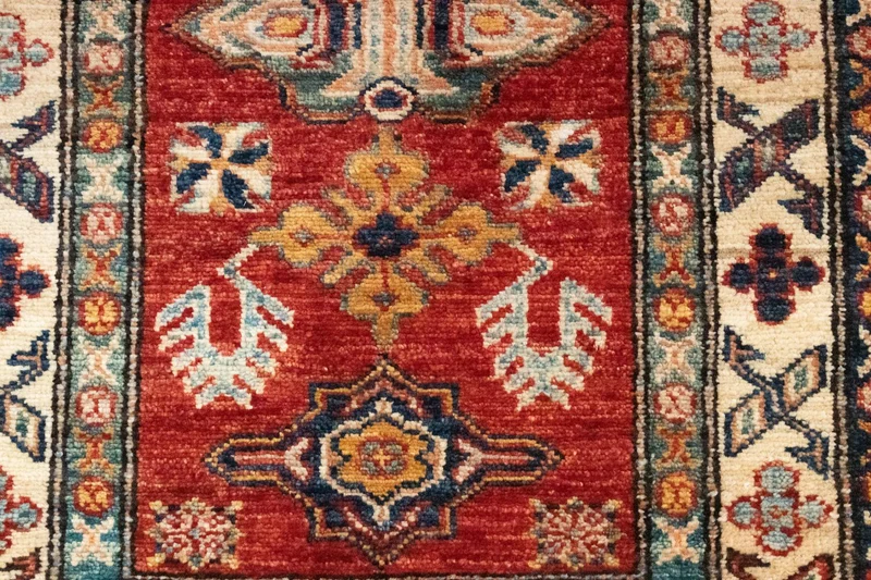 Ziegler Teppich - Kazak 61 x 88 cm - rot
