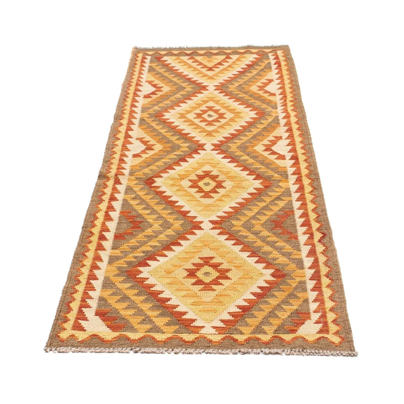 Kelim Teppich - Oriental 69 x 192 cm - hellbraun