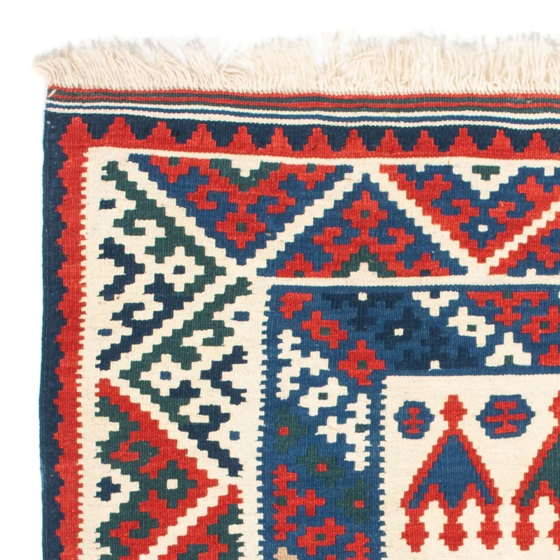 Kelim Teppich - Oriental 101 x 101 cm - beige