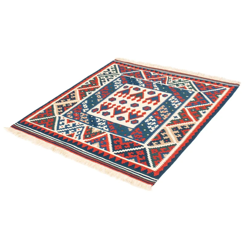 Kelim Teppich - Oriental 101 x 101 cm - beige