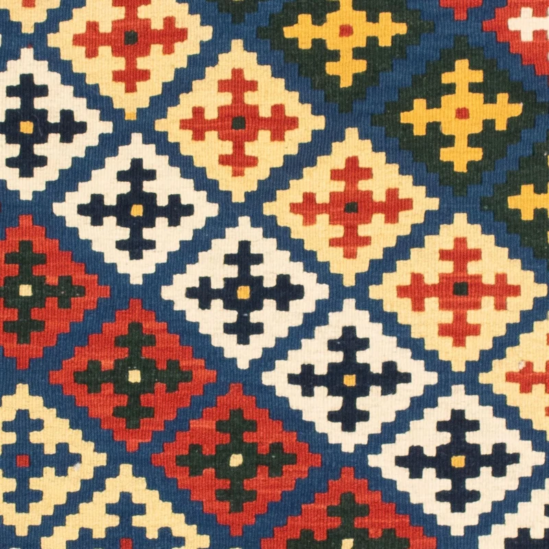 Kelim Teppich - Oriental 101 x 101 cm - beige