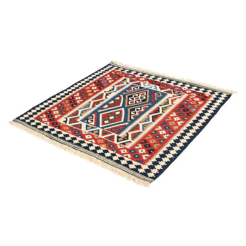 Kelim Teppich - Oriental 99 x 104 cm - rot