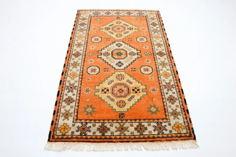 Orientteppich 95 x 158 cm - orange