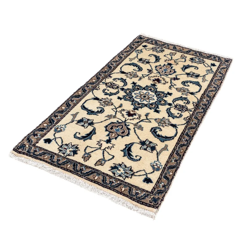 Perserteppich - Nain 68 x 132 cm - beige