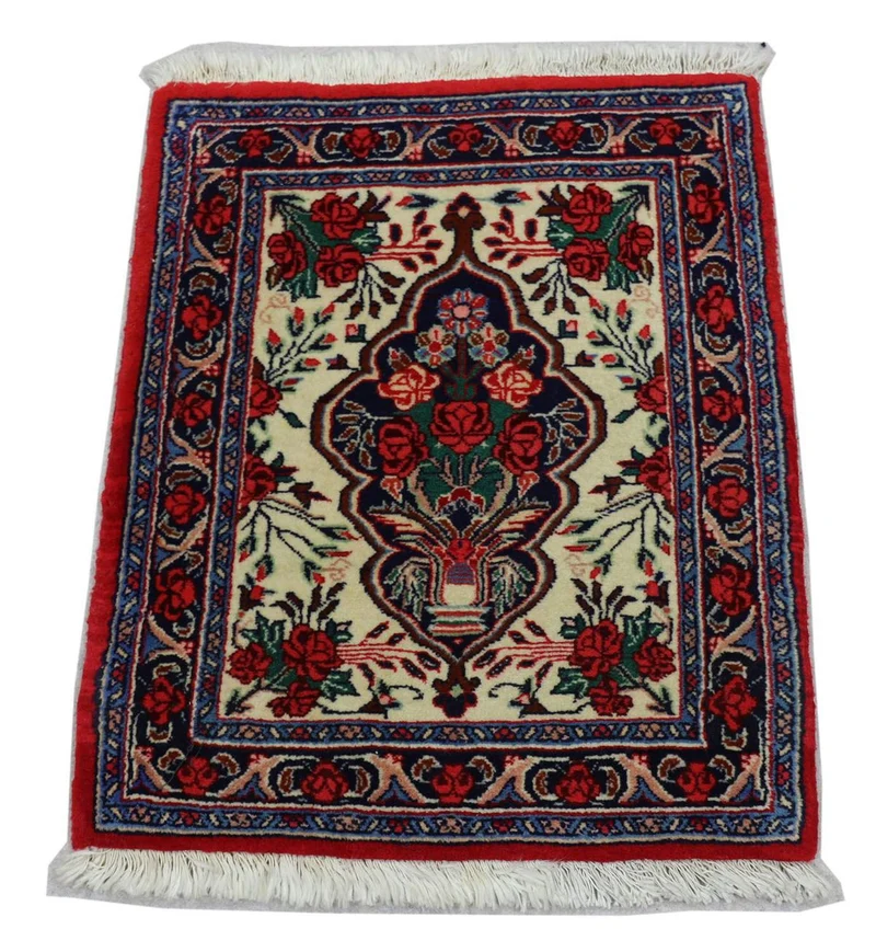 Perserteppich - Bidjar 55 x 67 cm - rot