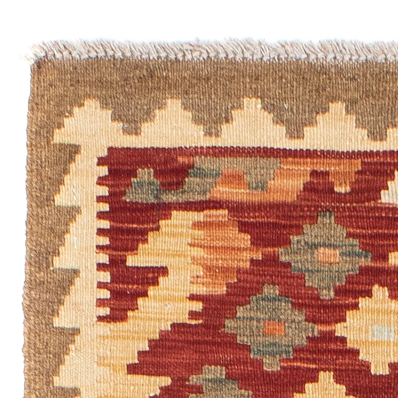 Kelim Teppich - Oriental 74 x 195 cm - rost