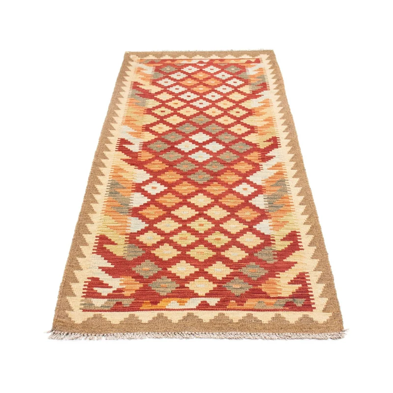 Kelim Teppich - Oriental 74 x 195 cm - rost