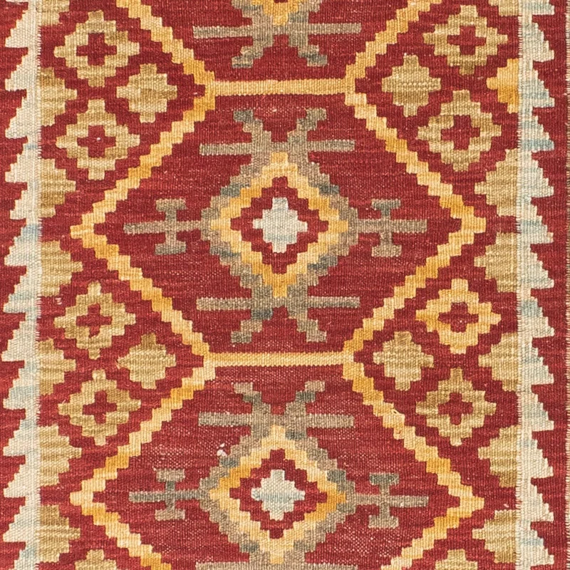 Kelim Teppich - Oriental 71 x 203 cm - rot