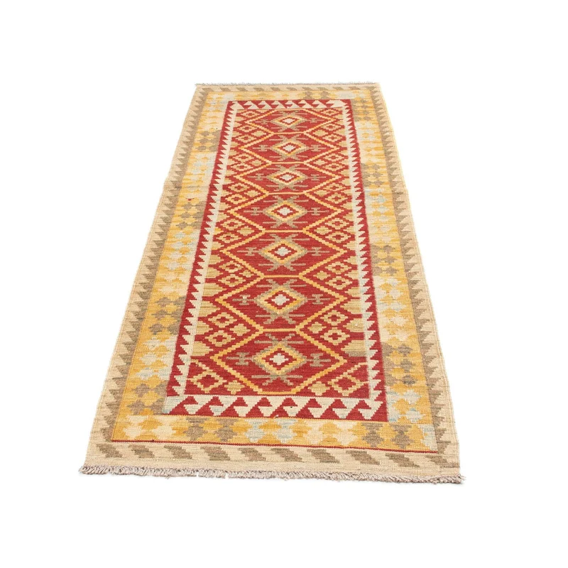 Kelim Teppich - Oriental 71 x 203 cm - rot
