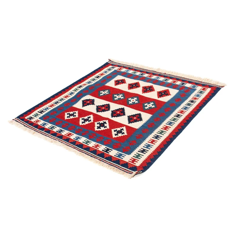 Kelim Teppich - Oriental 103 x 106 cm - blau