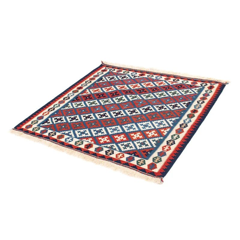 Kelim Teppich - Oriental 103 x 105 cm - blau
