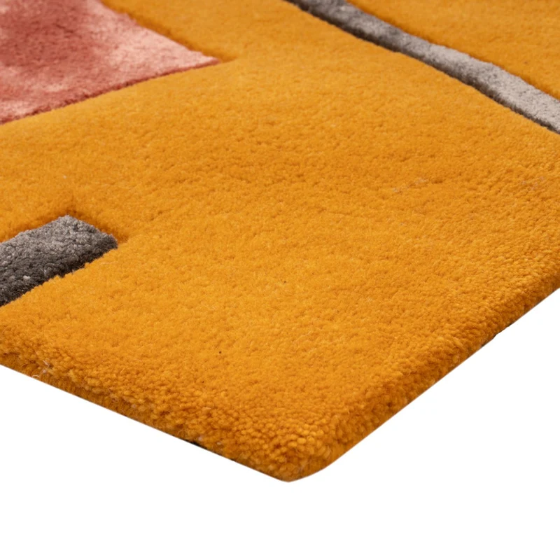 Designer Teppich - 60 x 90 cm - gold