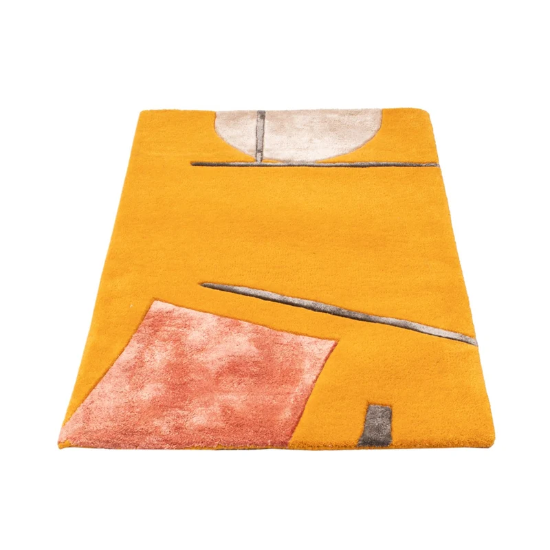 Designer Teppich - 60 x 90 cm - gold