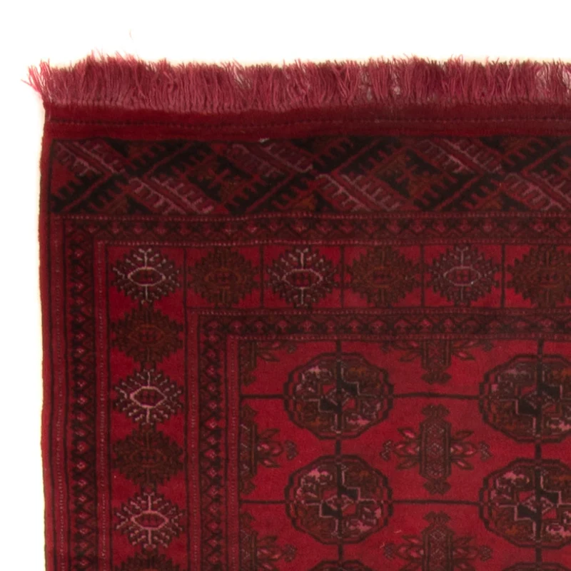 Orientteppich 106 x 280 cm - dunkelrot
