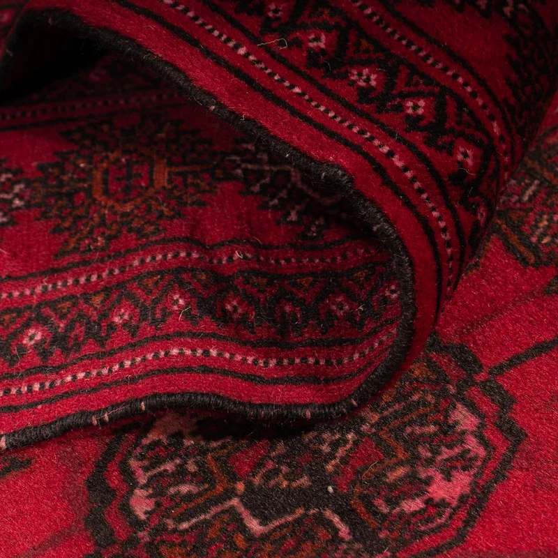 Orientteppich 106 x 280 cm - dunkelrot