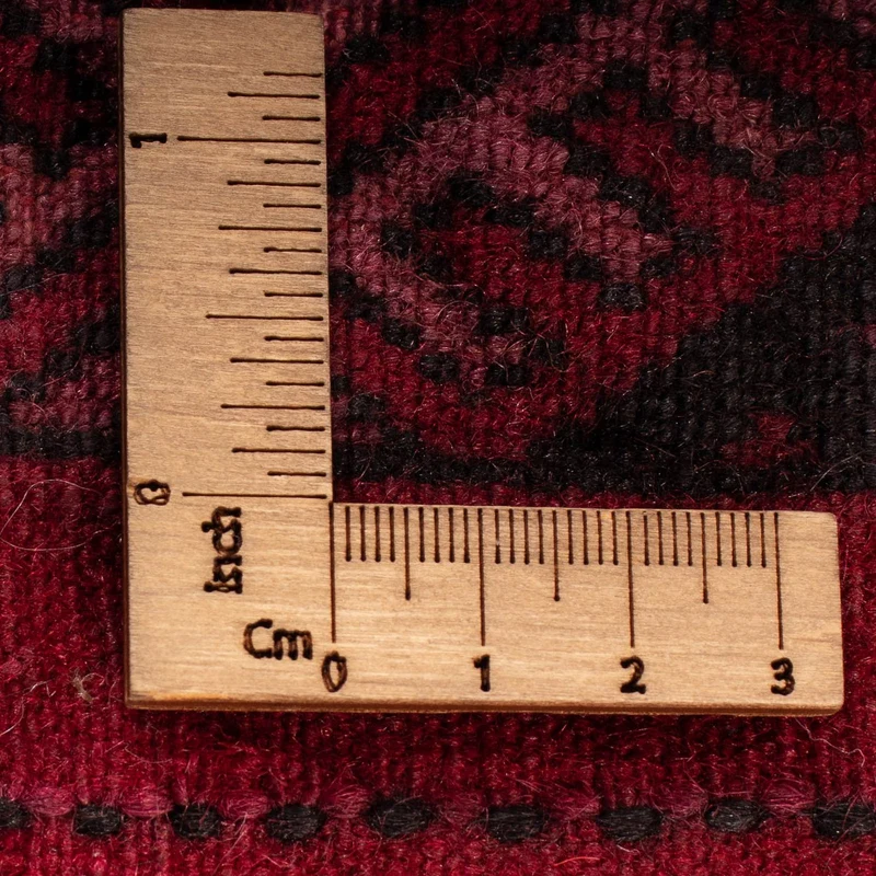 Orientteppich 106 x 280 cm - dunkelrot