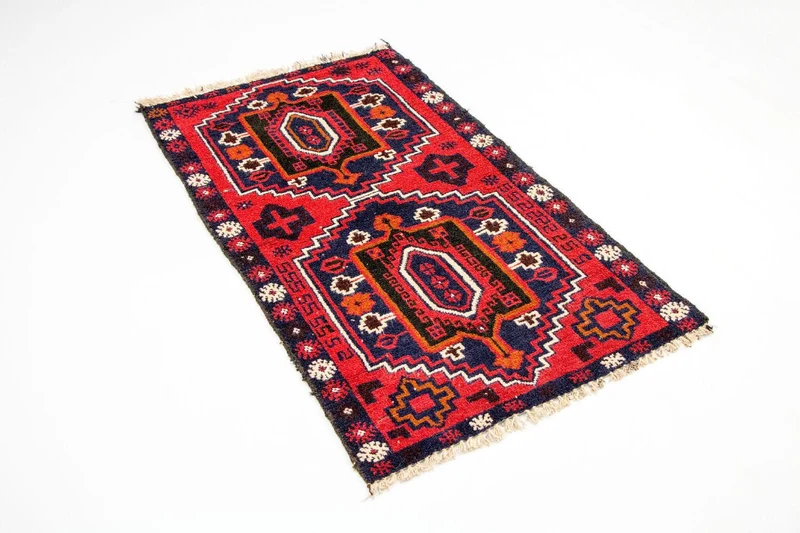 Belutsch Teppich 78 x 135 cm - rot