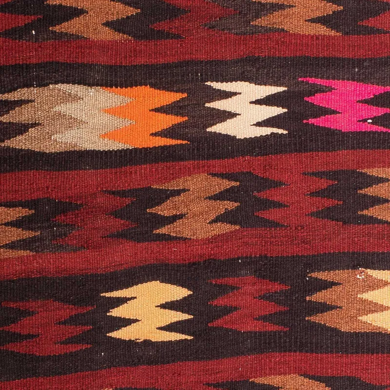 Kelim Teppich - Old 90 x 110 cm - mehrfarbig