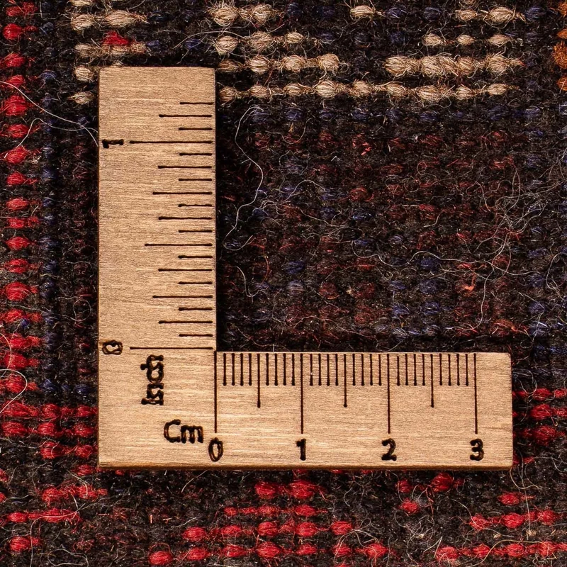 Belutsch Teppich 80 x 125 cm - dunkelrot