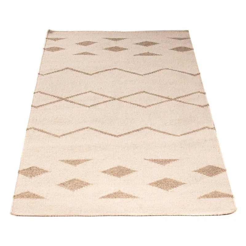 Kelim Teppich - Trendy 76 x 150 cm - beige