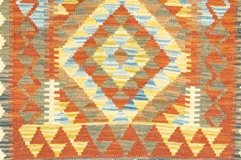 Kelim Teppich - Splash 78 x 117 cm - mehrfarbig