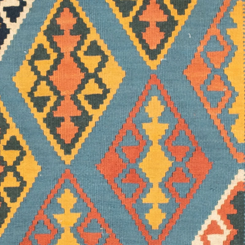 Kelim Teppich - Oriental 101 x 102 cm - orange