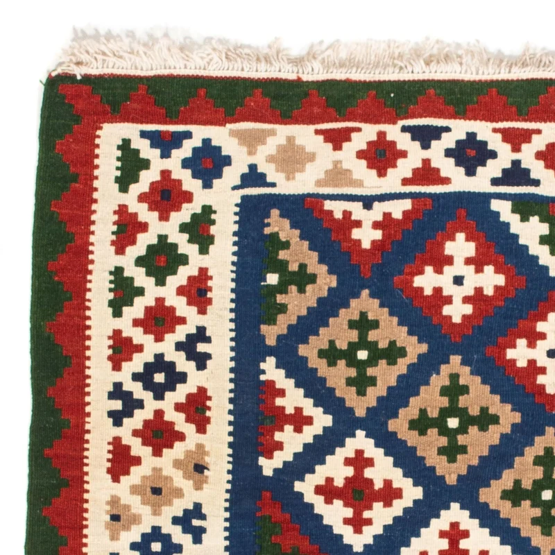 Kelim Teppich - Oriental 100 x 103 cm - dunkelblau