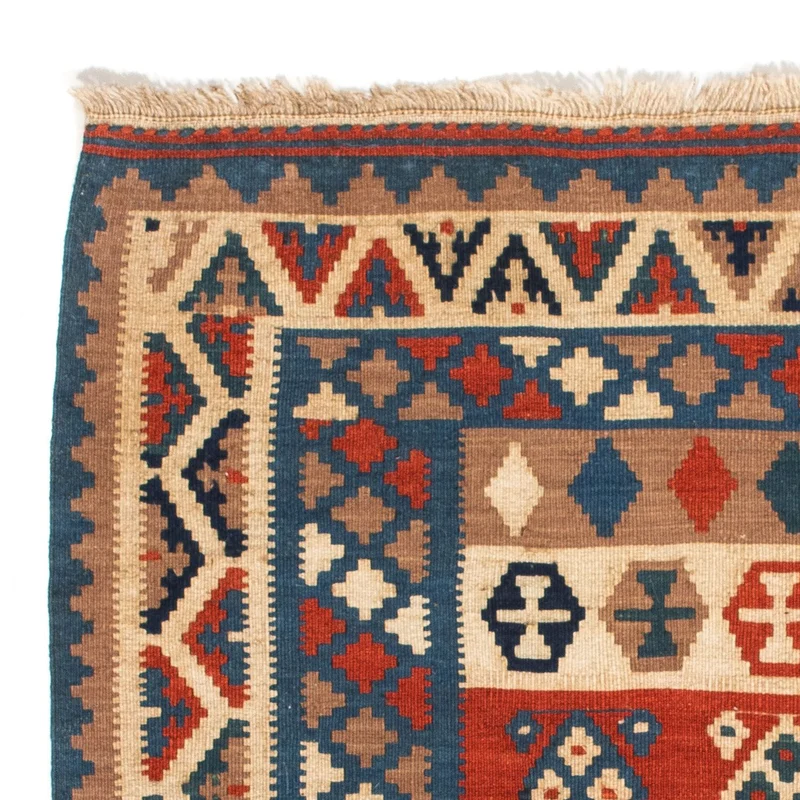 Kelim Teppich - Oriental 100 x 102 cm - blau