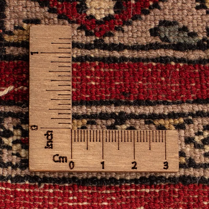 Pakistan Teppich 64 x 192 cm - dunkelrot