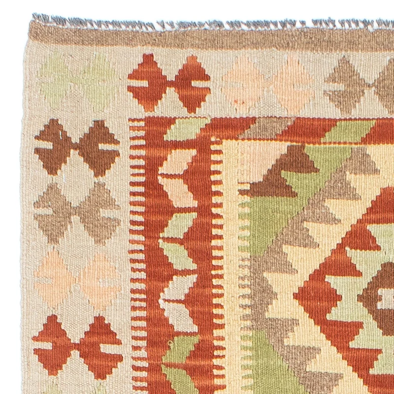 Kelim Teppich - Oriental 86 x 196 cm - beige