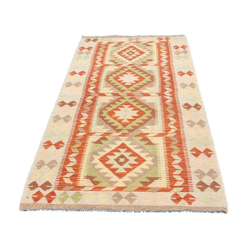 Kelim Teppich - Oriental 86 x 196 cm - beige