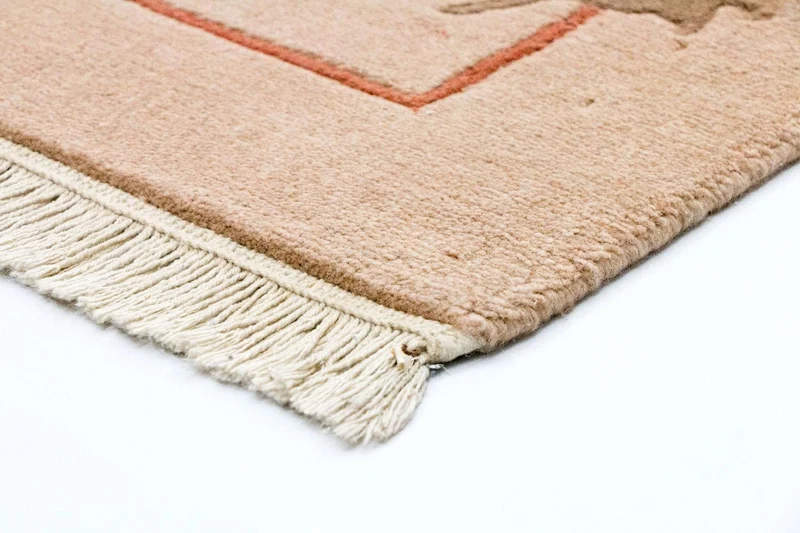 Nepal Teppich 120 x 180 cm - mehrfarbig