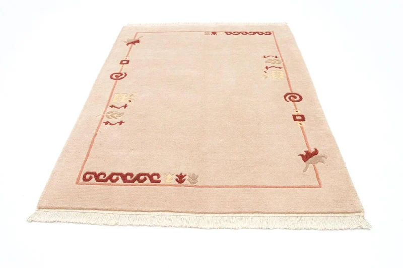 Nepal Teppich 120 x 180 cm - mehrfarbig