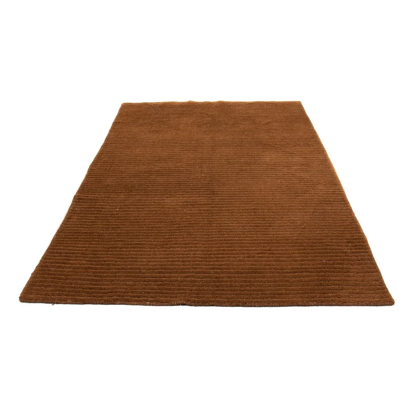 Wollteppich 140 x 236 cm Wohnzimmer Teppich