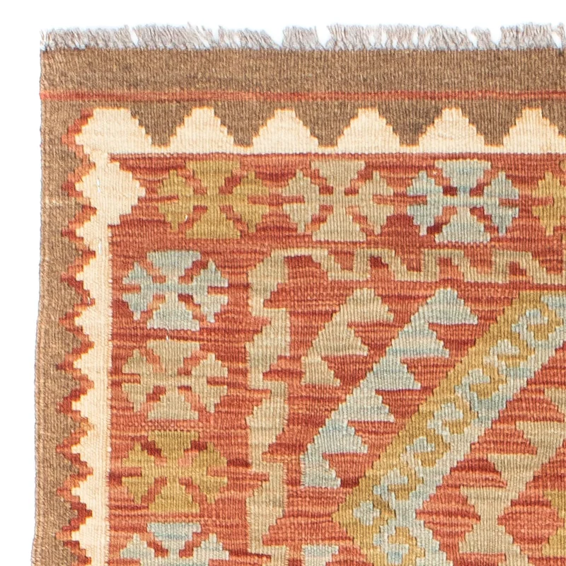 Kelim Teppich - Oriental 84 x 193 cm - hellrot