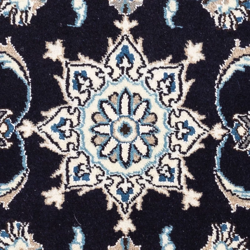 Perserteppich - Nain 62 x 142 cm - dunkelblau