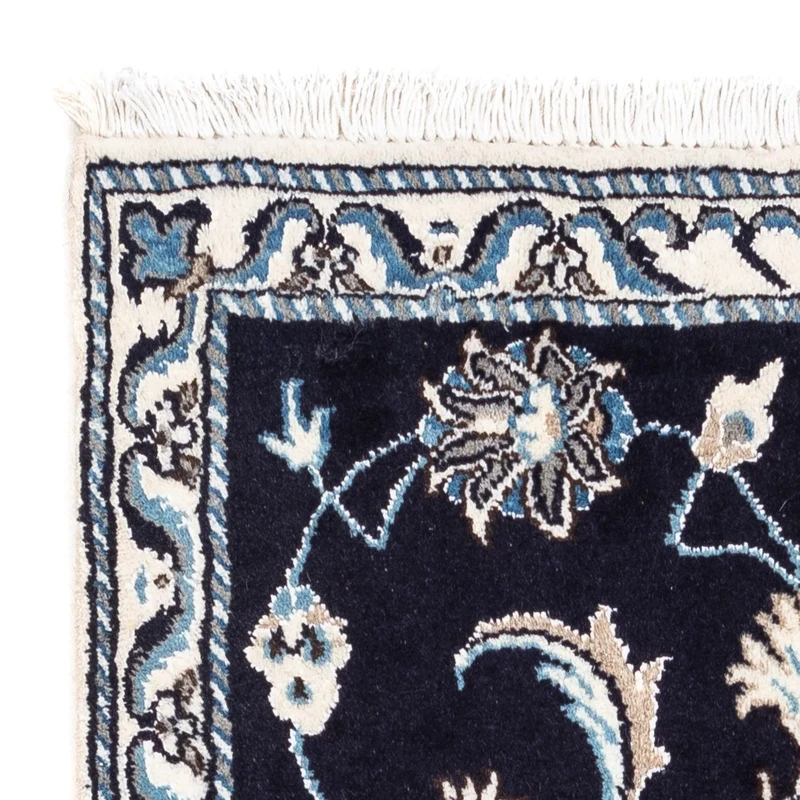 Perserteppich - Nain 62 x 142 cm - dunkelblau