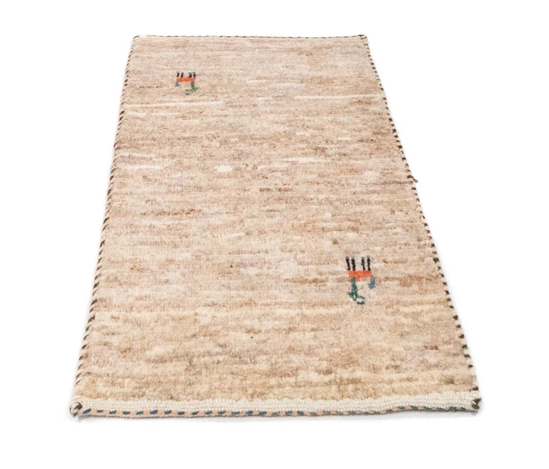Gabbeh Teppich - Perser 40 x 60 cm - beige