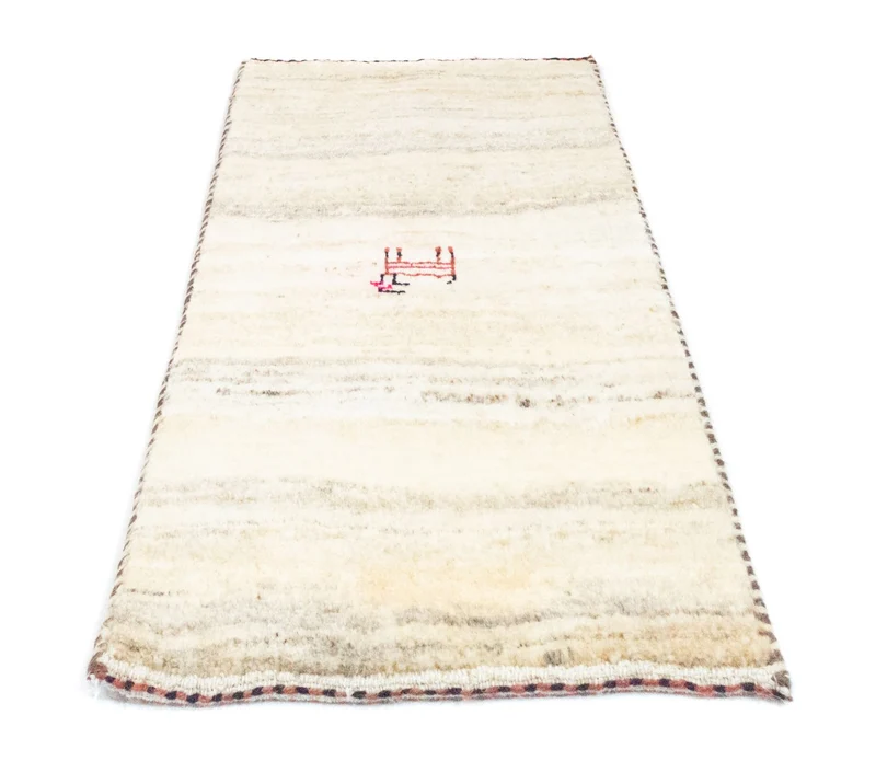 Gabbeh Teppich - Perser 40 x 60 cm - beige