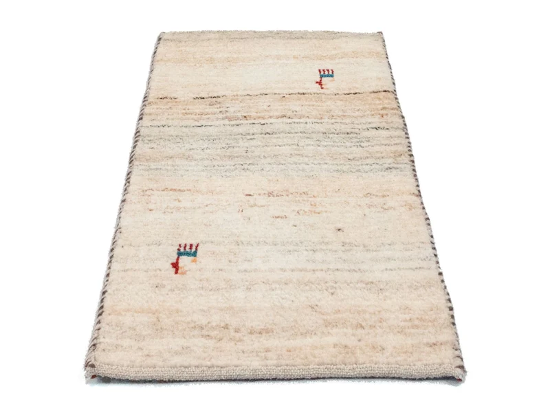 Gabbeh Teppich - Perser 40 x 60 cm - beige