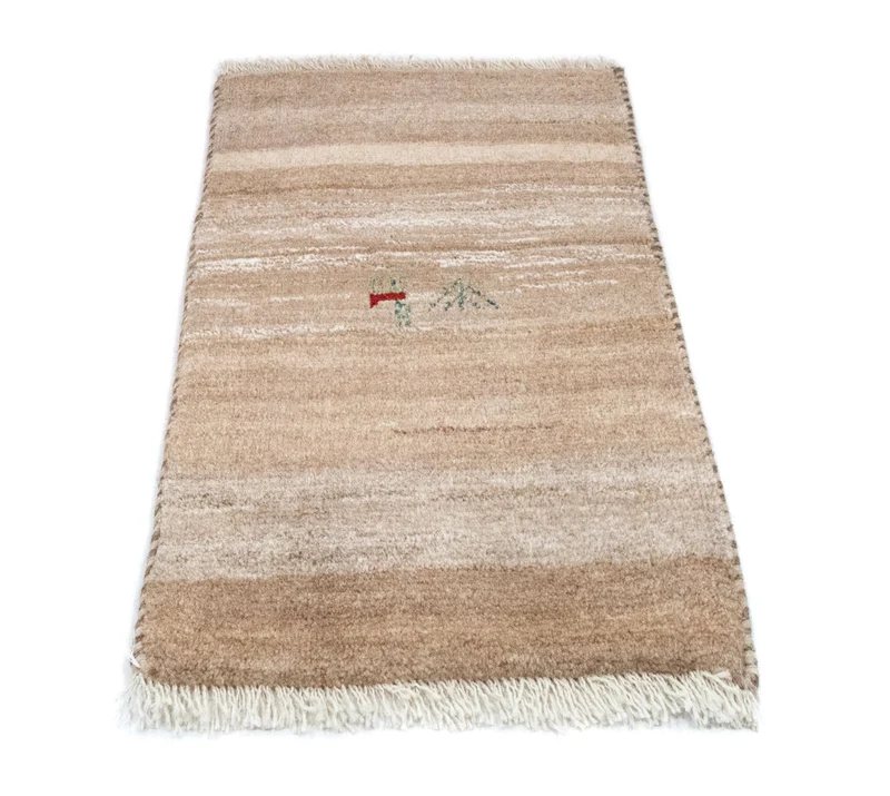 Gabbeh Teppich - Perser 40 x 60 cm - beige