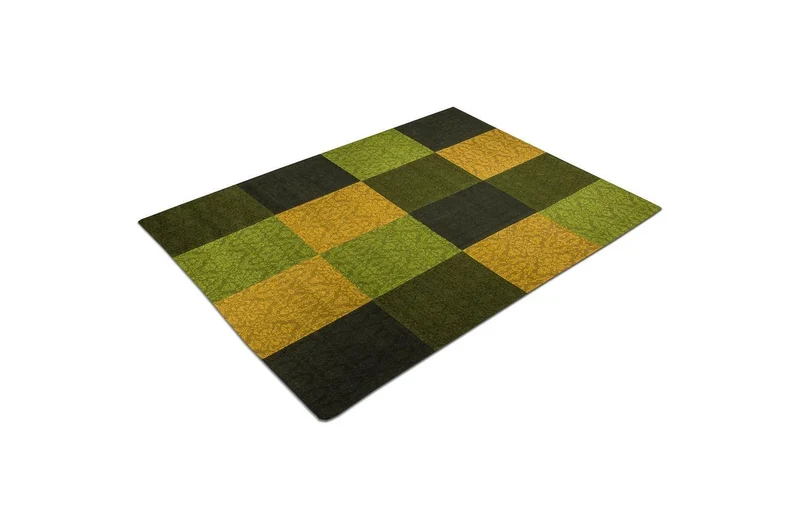 Patchwork Teppich 200 x 300 cm Teppich Wohnzimmer