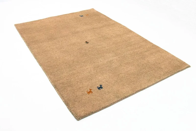 Gabbeh Teppich - Indus 140 x 200 cm - braun