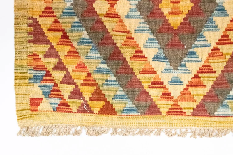 Kelim Teppich - Splash 84 x 123 cm - mehrfarbig