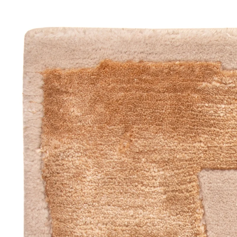 Designer Teppich 30x30cm - scala-gold